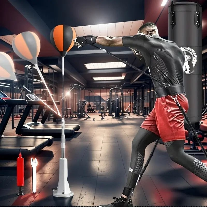Adjustable Punching Bag with Stand - Perfect for Boxing, Kickboxing, and Stress Relief Training