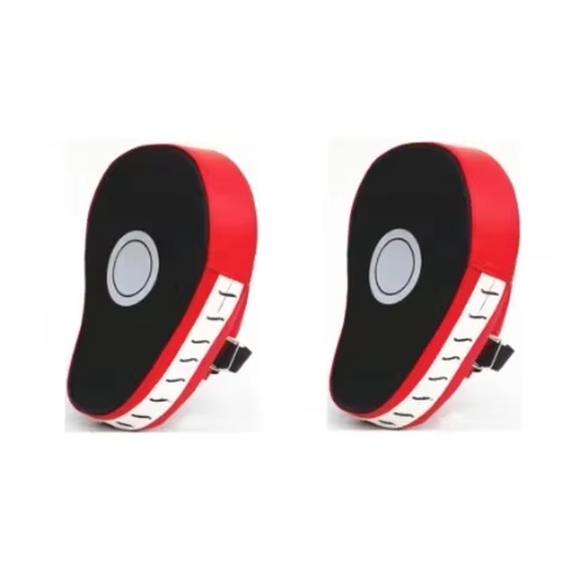 Boxing Curved Hand Target Pads - PU Leather Gloves for Gym Training, Kickboxing, Muay Thai, and Taekwondo (1 or 2 Pieces)
