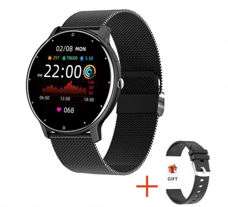 2025 Smart Watch Women Men Lady Gift Sport Fitness Watches Heart Rate Monitor Waterproof Smartwatch for Xiaomi Android IOS