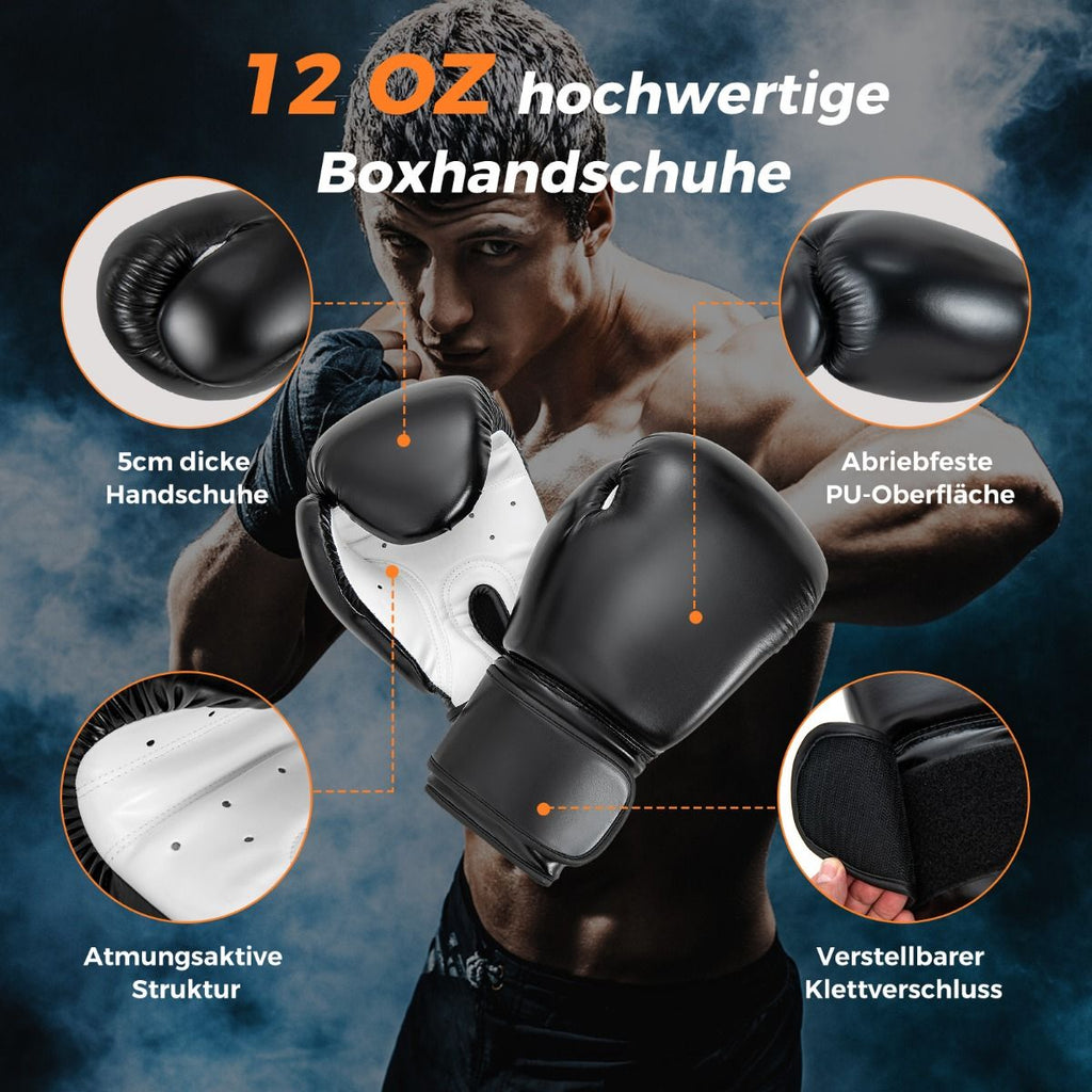 Hol dir den ultimativen 4-in-1 Boxsack für Erwachsene – inklusive 12OZ Boxhandschuhen! 🥊💪