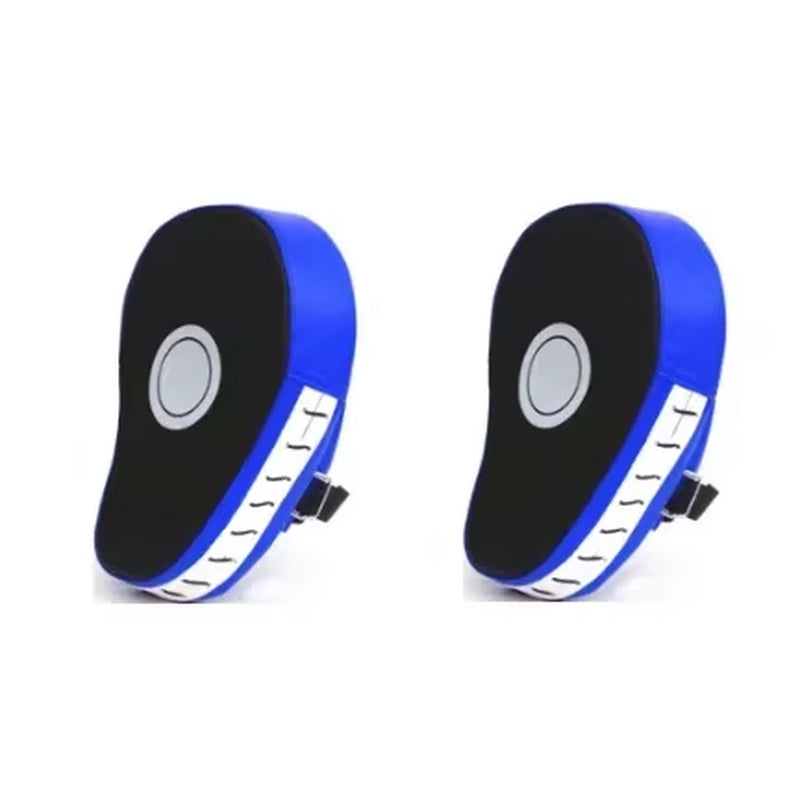 Boxing Curved Hand Target Pads - PU Leather Gloves for Gym Training, Kickboxing, Muay Thai, and Taekwondo (1 or 2 Pieces)