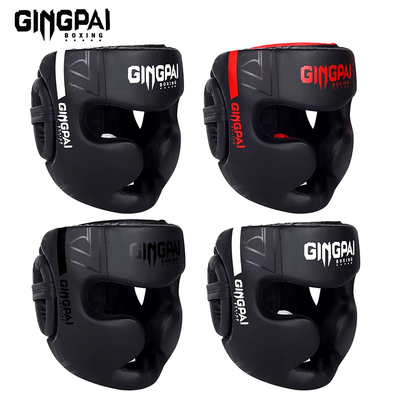 Professional Kickboxing Helmet and Headgear for Karate, Muay Thai, MMA, and Sanda Training - Suitable for Adults and Kids