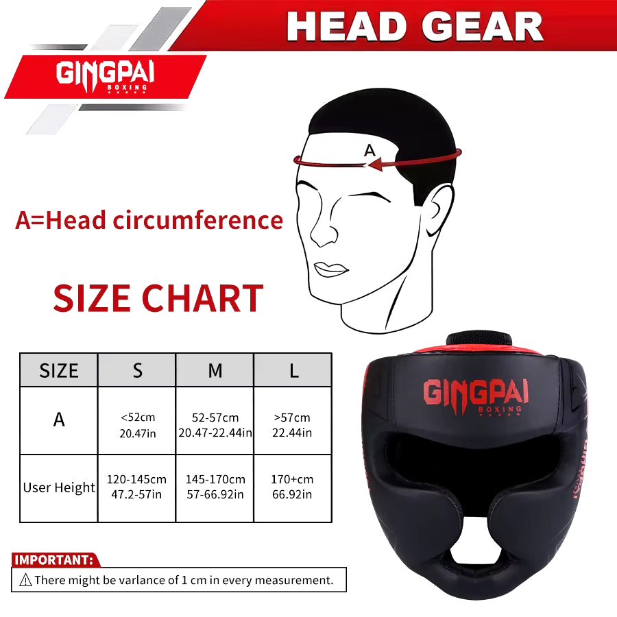Professional Kickboxing Helmet and Headgear for Karate, Muay Thai, MMA, and Sanda Training - Suitable for Adults and Kids