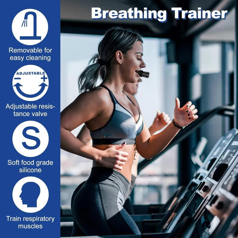 Elevate Your Fitness Journey with the Breathing Trainer Lung Flexer - Adjustable Levels for Enhanced Lung Capacity and Deep Breathing