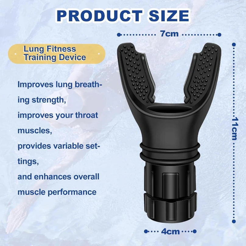 Elevate Your Fitness Journey with the Breathing Trainer Lung Flexer - Adjustable Levels for Enhanced Lung Capacity and Deep Breathing