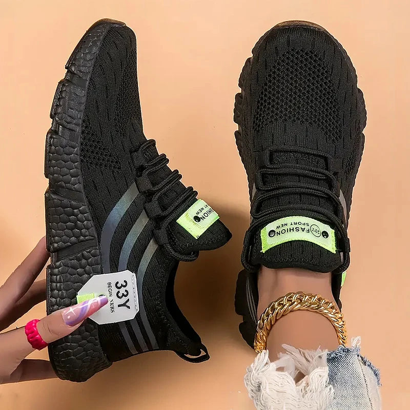 Elevate Your Style with Our Women's Breathable Fashion Sneakers - Perfect for Running and Casual Outings!