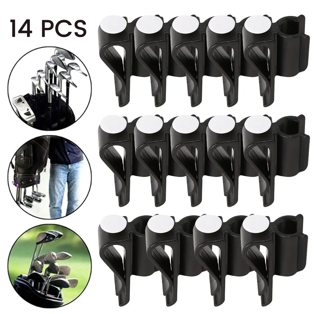 Elevate Your Game with 14Pcs Golf Putter Clamp - Essential Training Aids for Every Golfer