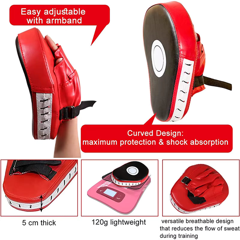 Elevate Your Training with 1/2Pc Curved Boxing Bag - Perfect for Taekwondo, Muay Thai, and Karate for All Ages!